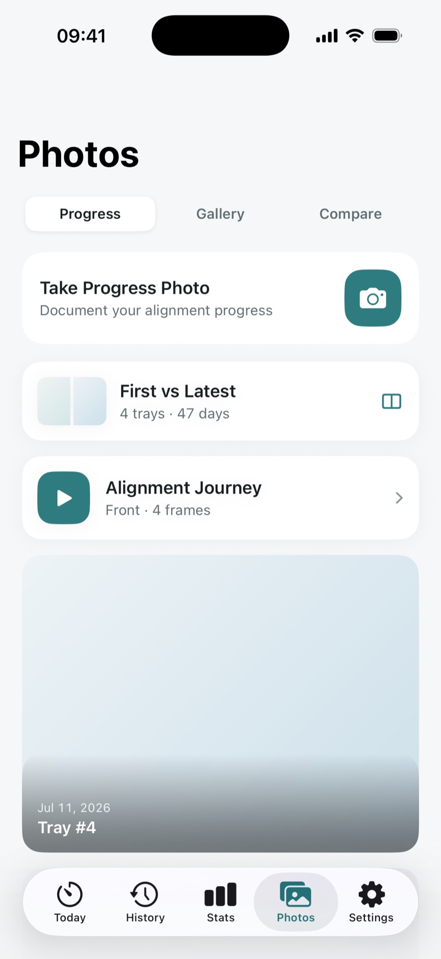 Progress photos